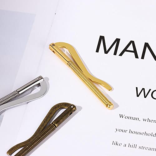 4 Pcs Durable Metal Bifold Money Clip Bar Wallet Replace Parts Spring Clamp Cash Holder Business Banknote Folder for Men Women3