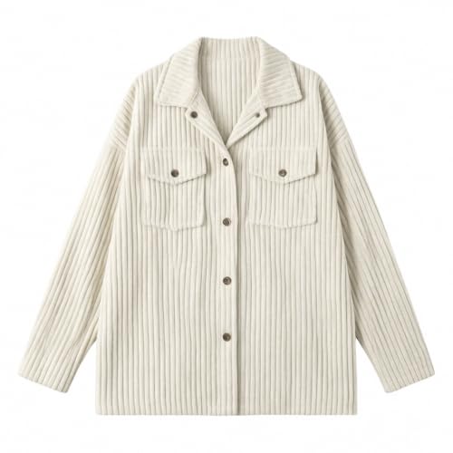ANANASURF Womens Oversized Coat Button Down Collar Barn Jackets - image 4