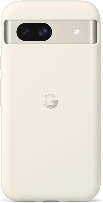 Google Pixel 8a Case - Durable Protection - Stain-Resistant Silicone - Android Phone Case - Porcelain