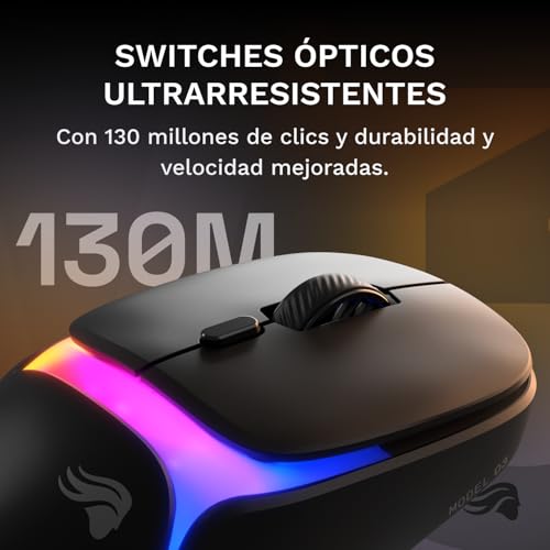 Olvida las cargas con el ratón gaming GLORIOUS Model O3 de batería intercambiable y sensor 30K 5