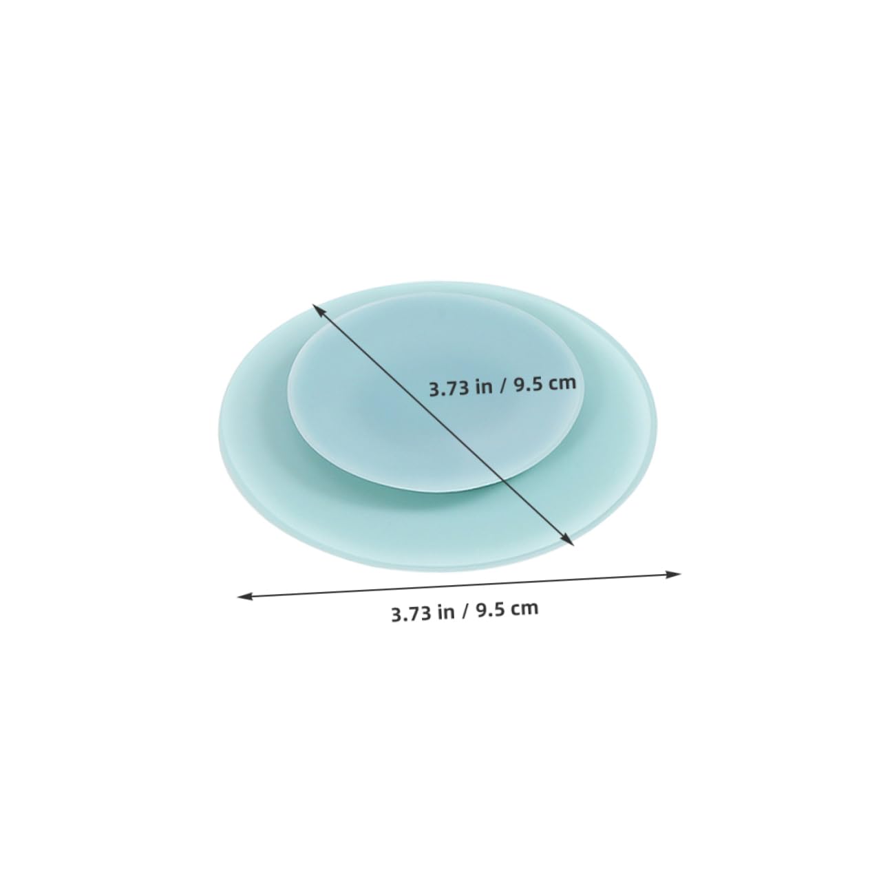 HEMOTON Double Sided Silicone Suction Pads for Plates and Bowls Slip Design for Tableware Strong Grip for Home and Travel Safe Food Grade Silicone