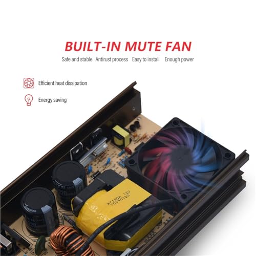 Alimentation à découpage 500W stable et puissante avec boîtier ventilé - 4