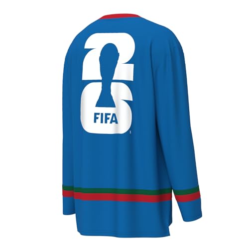 Image of Outerstuff FIFA World Cup 2026 Mens Long Sleeve V-Neck Hockey Jersey