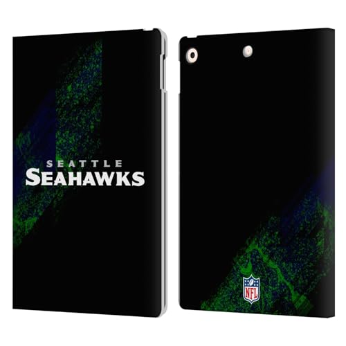 Housse iPad 10.2 Seattle Seahawks étui cuir support