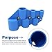 CALIDAKA Deburring Depth Tool, Deburring Pipe, Chamfering Removal Tool, Copper Pipe Accurate 1/4 Inch, Depth Gauge Tool Easy Install Measuring Deburring Depth Tool