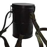 warreplica WW1 German Gas Mask Canister,M1916 Metal Respirator Tin Carrier Case New-Reproduction