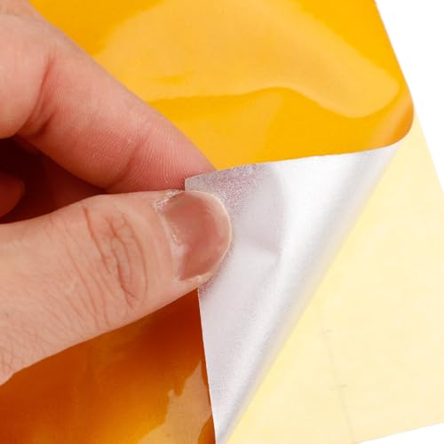 UKCOCO Fita Reflexiva Amarela Preta Ao Ar Livre À Prova D'água Conspicuidade Adesivo Refletor Fita