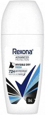 Women Invisible Dry Fresh Roll‑On Deodorant 3 Pack, 1.69 Fl Oz (50 ml) Each – Everyday Fresh Scent, Sweat & Odor Protection, Easy‑Apply Roll‑On for Daily Grooming
