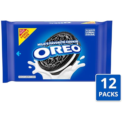 Image of OREO Chocolate Sandwich Cookies, Family Size, 12-18.12 oz Packs