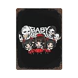 ベビーメタル Babymetal ブリキの絵 ブリキ看板 金属ポスター 壁掛け アートパネル 鉄絵画 装飾画 部屋飾り 壁の絵 簡単な取り付け おしゃれ インテリア モダン 玄関 客間 レストラン 寝室 店舗 車庫 バー装飾 掛け物 新築お祝い 個性 ギフト 40cm*30cm