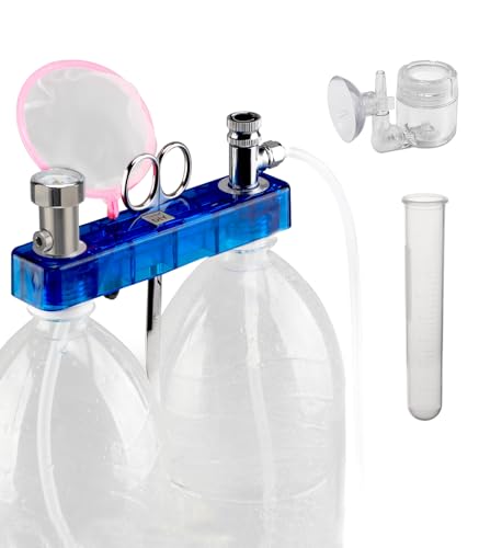 Image of CO2 Kit for Aquarium - DIY System and Diffuser 2-in-1 Design G500-Blue