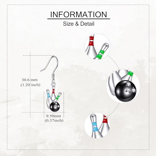 Boucles d'oreilles bowling argent 925 accessoire style quotidien