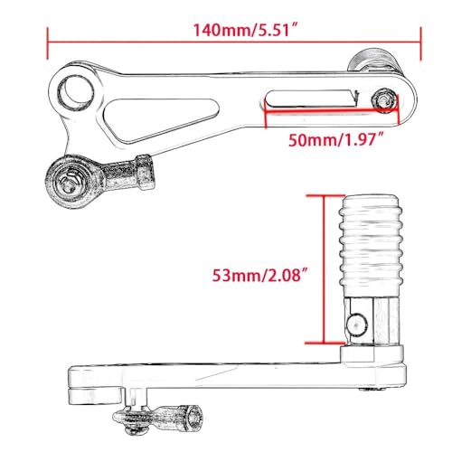Levier de vitesse Z900 commande reculée pliable moto Z800 - 7