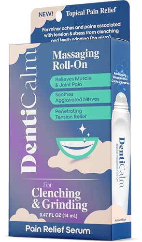 nfuse DentiCalm Soothing Pain Relief for Teeth Grinding and Jaw Clenching (Bruxism) for Jaw Head and Neck Pain Stiffness and Tension Nightguard Discomfort Relief 0.47 OZ