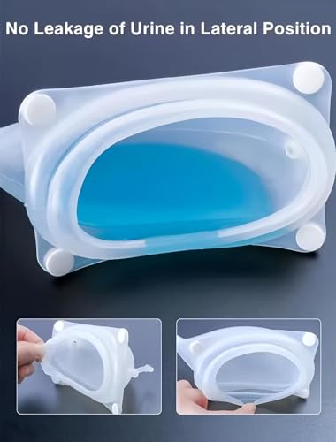 TOCINGO Silicone Urine Collector with Wearable Washable Urinal Collector Bag for Men and Women Elderly Bladder Control Devices with 2 Urine Catheter Bags (FEMALE - FREE SIZE) 2