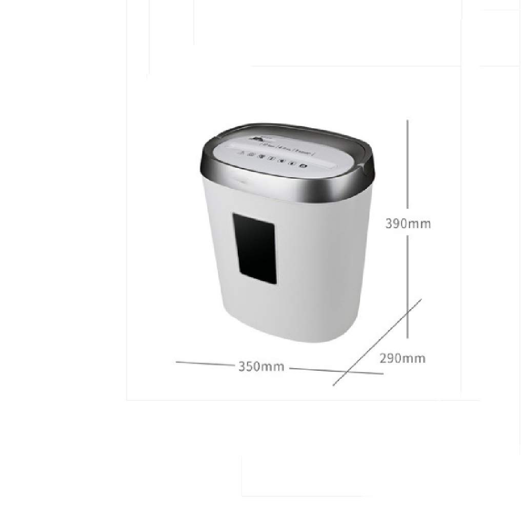 Trituradora -Pesado Papel con Cortes transversales, CD, Tarjeta de crédito Shredder Retirada Cesta