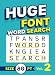 Produktbild Huge Font Word Search Size 80 pt Vol. 2: Low Vision Puzzle Book with Super XL Letters for Adults and Seniors