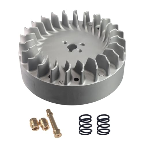 Aluminum Flywheel For Predator 212cc 224cc Non Hemi 10krpm 69730 69736 With Jet Kit For Ghost 196cc Bsp Tilly Engine For Coleman Ct200u Bt200x Ct200u-Ex Gx160 Gx200 6.5hp Mini Bike Performance Parts