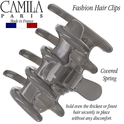 Pinza para cabello Camila Paris CP3499 Gris miniatura 5