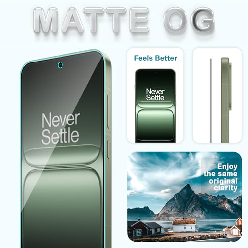 Image of FIRST MART Matte Gaming Tempered Glass for OnePlus 13s 5G (6.32 Inch) Edge to Edge Coverage, Cable Protector and Easy Installation kit| Matte