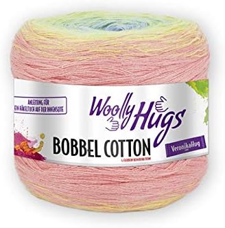 Pro Lana Woolly Hugs Bobbel Cotton 17 Blue / Green / Rose / Purple, Blue-Green-Rose-Purple - Image 3
