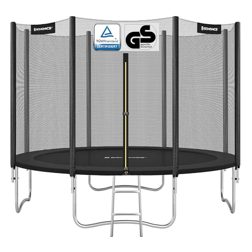 SONGMICS Trampolin Outdoor Ø 366 cm, Gartentrampolin für Kinder...