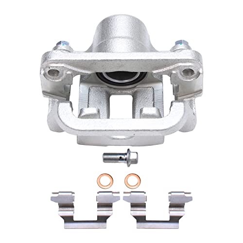 Image of Detroit Axle - Rear Brake Kit for Infiniti G35 Nissan 350Z Murano Quest Disc Brake Calipers w /Brackets Ceramic Brakes Pads Replacement