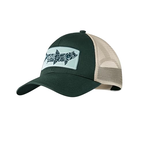 Buff Explore Trucker Cap Gorra de béisbol, Verde Salt, L Unisex Adulto