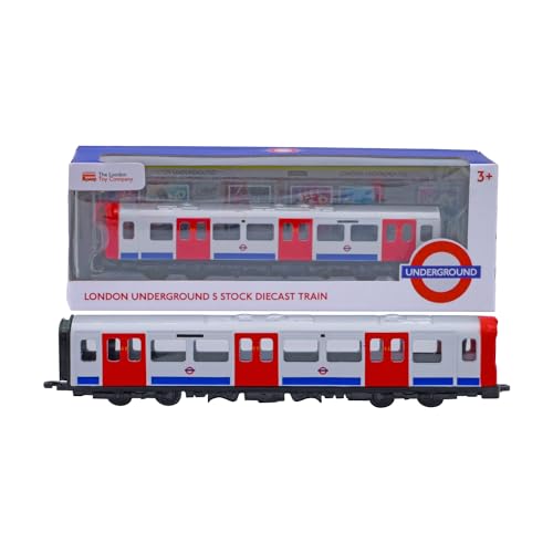 Officially Licensed London Underground Tube Train Diecast Model - Realistic Diecast Metal Toy for Kids and Collectors - Transport for London