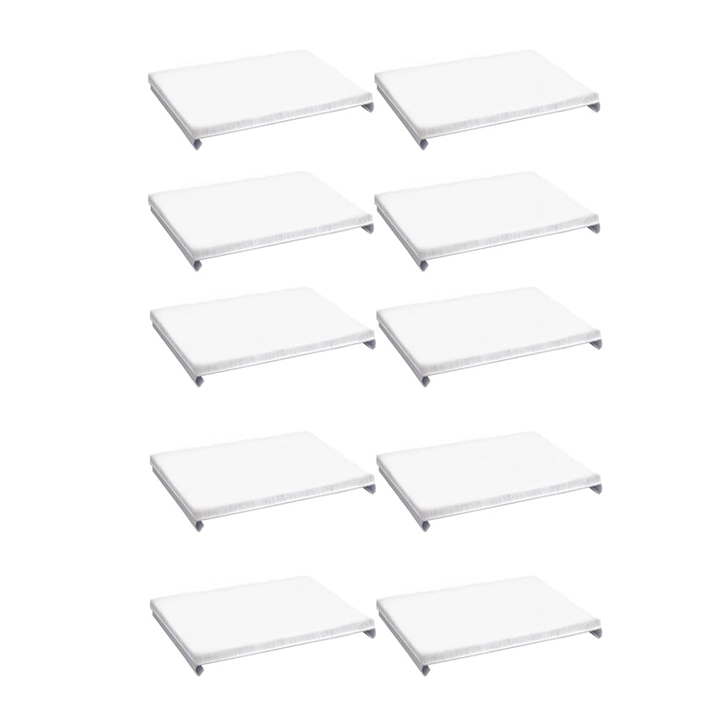Turodeuo 10pcs Paint Edger Replacement Pads, Paint Edger Pad Refills Paint Pads for Painting Wall and Ceiling Corner Painter Trim