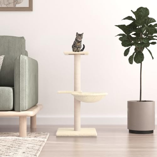Arbre à chat tour de jeu griffoir sisal plateforme pour chaton - 3
