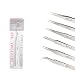 6Pcs/Set Tweezers Electronics Tweezers Stainless Steel Forceps Set Kit Precision Watchmaker Repair Multi Tools Hard Thick