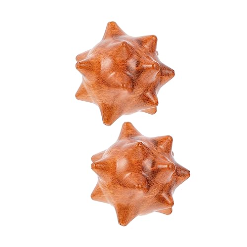 TOVINANNA 2-Pack Exercise Handballs High-Density Hand Massage Balls for Hand Acupoint Therapy Release Finger Muscle Tension Use