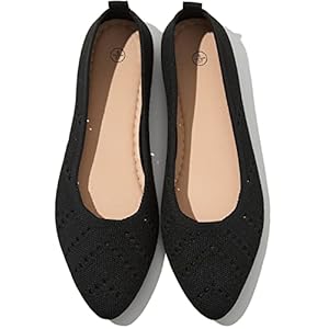 Women’s Flats Shoes Dress Shoes for Women Ballet Flats Dressy Comfortable Pointed Toe Flats Foldable Flats