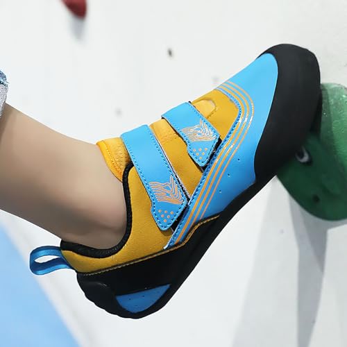 Image of Climbing Shoes Mens Light Anti-Slip Indoor Outdoor Rock Climbing Sneaker for Beginners Professional Climbers