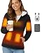 Women Heated Jacket Battery Pack Included Fleece Coat Ladies Rechargeable Usb Electric Plus Size Winter 12v 7.4v Graphene 3xl Female Warm Apparel Thermal Clothes Puffer Sweater Sweatshirt Hoodie Vest