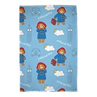 Paddington Bear Officially Licensed Fleece Blanket | Skyline London Design Super Soft Warm Throw | Perfect For Kids Bedrooms, Camping & Sleepovers | Size 100 x 150cm | Blue