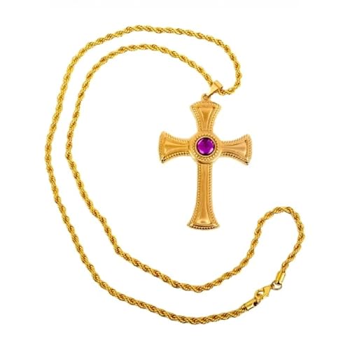 MercyRobes Pectoral Cross with 40-Inch Chain