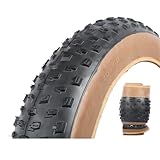 Generisch Faltbarer MTB-Gravel-Reifen Schwarz/Gelb 60TPI 26x2,25/27,5x2,1-2,2/29x2,2/700x25C/20x1,35(20x4.0 Yellow)
