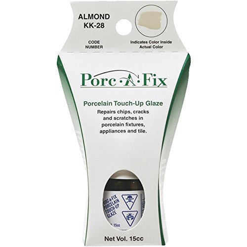 Porc-A-Fix Kohler Porcelain Touch-up Repair Glaze Paint, Almond (KK-28)
