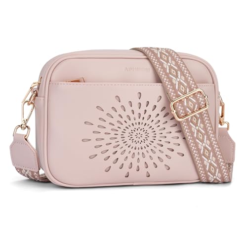 Image of APHISON Crossbody Bags for Women Trendy,Vegan Leather Small Crossbody Purses Shoulder Handbags with Adjustable Strap
