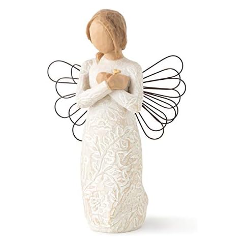 Willow Tree Remembrance Angel (Lighter Skin), Memories…Hold Each one Safely in Your Heart, A Gift to Express Sympathy, Comfort, Remembrance and Healing, Sculpted Hand-Painted Figurine Cover