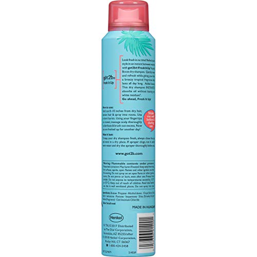 Got2B Fresh It Up Dry Shampoo, Tropical Boost, 4.3 Ounces #TOP2