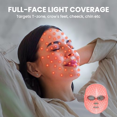 gelpal 7+1-Color LED Red Light Therapy Mask - 22.45 w/ Code + 50% Off Code EQLI8LSD - image 7