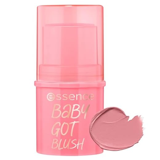 essence baby got blush 10 tickle me pink – Cremiger Rouge-Stick – Einfach aufzutragen & zu verblenden – Vegane Kosmetik – 5,5 g