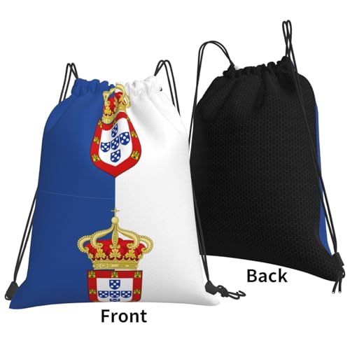 Portugal Alternative Flag Drawstring Gym Bag Gym Backpack For Women Men2