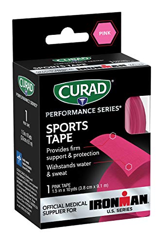 CURAD Performance Series Ironman Sports Tape, Pink, 1.5
