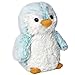 Aurora® Playful Pompom Penguin™ Brights Stuffed Animal - Vibrant Companions - Endless Fun - Blue 6 Inches