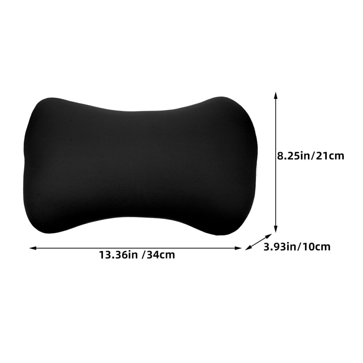 Happyyami 4piezas Almohadas De Viaje Almohadas Cervicales Ergonómicas Accesorio De Descanso para Oficina y Automóvil Soporte Ligero y Portátil Alivio De Fatiga Cervical