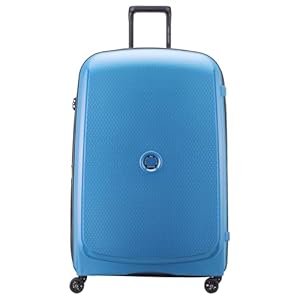 DELSEY Paris - Belmont Plus - Hartschalenkoffer 55 cm x 40 cm x 20 cm - 33 L - S -, Zinkblau, S, Koffer
